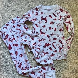 Hannah Andersson Christmas pajamas, size 5